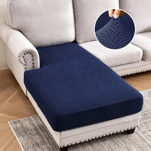 Stretch Sofa Cushion Covers Soft Pure Sofa Seat Slipcover Washable Elastic - Bild 19 von 22