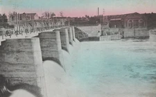 The Dam and Power House Kilbourn Wisconsin Divided Back Vintage Post Card