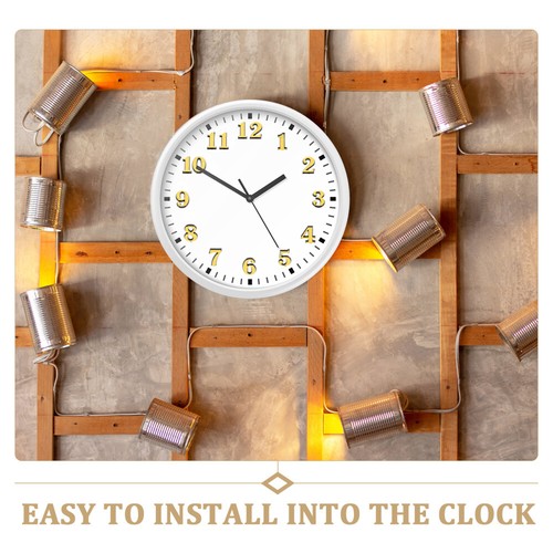 Set of 3 Arabic Numerals Card Clock Number Accessories Numbers Kit - Zdjęcie 4 z 12