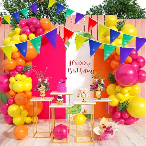 200 Meter Multi Coloured 20 Flags Bunting PVC Banner for Party Indoor & Outdoor - Picture 4 of 8