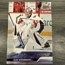 2023-24 Upper Deck Series 2 Clay Stevenson Young Guns #457 Capitals🔥