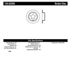 Disc Brake Rotor-Premium Disc-Preferred Rear Centric 120.63069