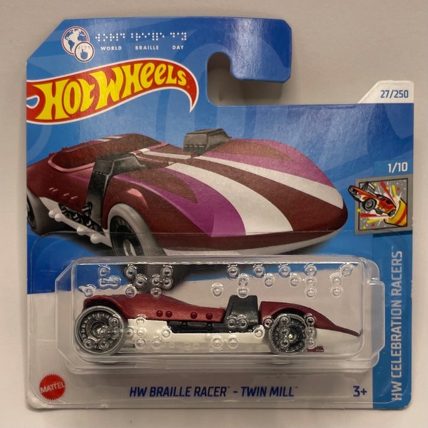 Hot Wheels Hw Braille Racer - Twin Mill 27/250 Hw Celebration Racers 1/10 HRY95-image