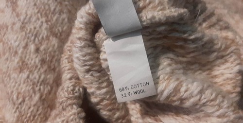 Pendleton Country Traditionals Wool/Cotton Sweater Men's Size L Cream USA - Picture 10 of 10