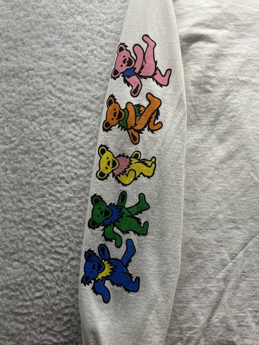 Grateful Dead & Company Camicia Uomo S Small Bianca Manica Lunga Estate 2017 Fascia - Foto 5 di 14