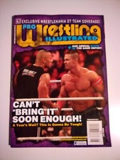 Pro Wrestling Illustrated Magazine August 2011 John Cena Rock WrestleMania 27