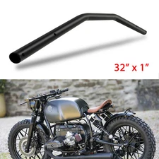 For R1200 R1250 R9T Bobber Custom 25mm 1" Low Rise Drag Handlebar Tracker Black