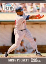 Kirby Puckett 1991 Fleer Ultra #195 Baseball Card