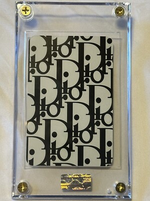 Christian Dior Monsieur Playing Card- 5 Of Hearts With COA Rare