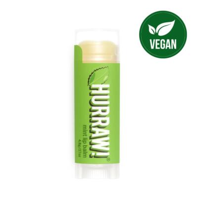 Hurraw! Bio Premium Vegan Mint Lippenbalsam 4,8g - 100% Natürlich