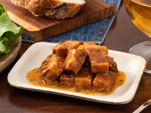 Japanese Canned Food Bacon KANTSUMA Honey Mustard Meat Pork Preserved Snack 105g - Picture 2 of 20