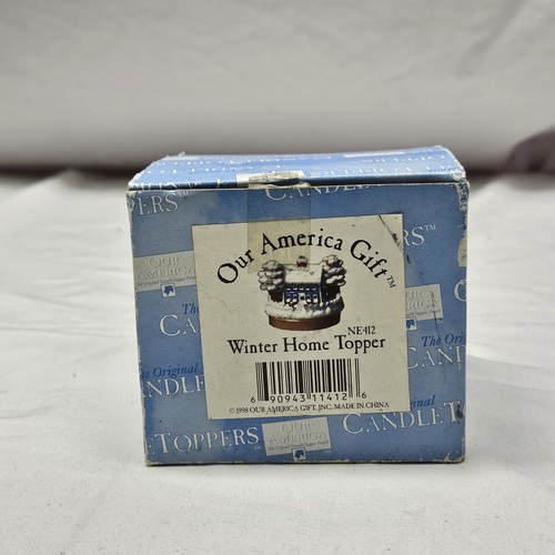 Our American Gift Winter Gome Candle Topper 1998 NE412 - Picture 11 of 11