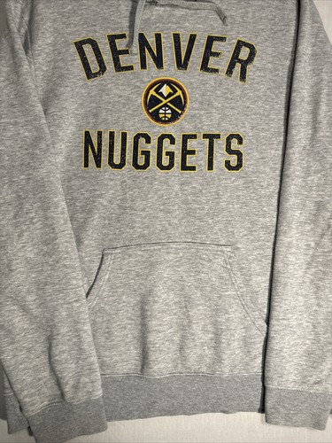 Denver Nuggets Fanatics Sudadera con Capucha Gris Logo Suéter Para Hombre XLT - Imagen 9 de 13