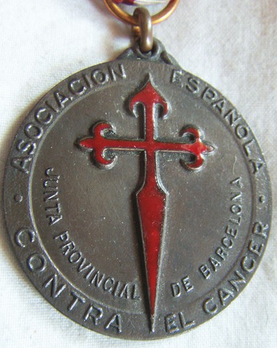DECV30 - MEDAILLE VEREIN GEGEN KREBS - JUNTA VON BARCELONA - SPANIEN - Bild 3 von 3