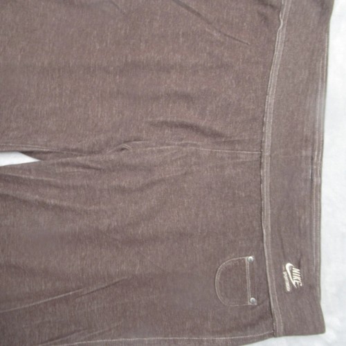 Nike Sportswear Long Shorts Youth 16-18 XL Brown Capri Stash Pocket 36x15 Cotton - Picture 4 of 15