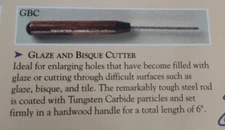 Kemper Tools GBC Glaze And Bisque Cutter 6"