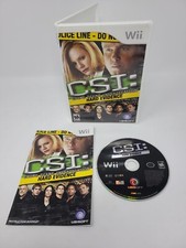 CSI Hard Evidence Wii Game Complete With Manual Tested M