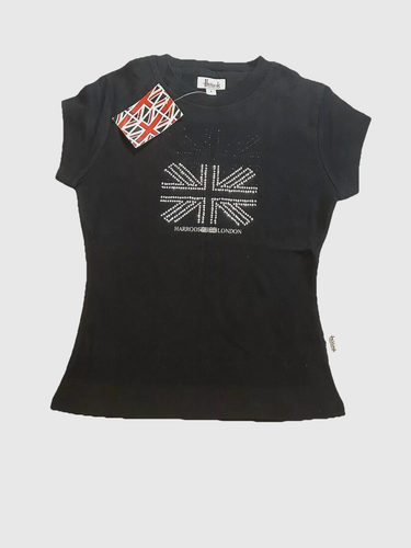 Harrods Knightsbridge London, England NEW - Women’s Size SMALL T-Shirt Bling - Picture 2 of 14