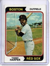 1974 TOPPS #325 TOMMY HARPER BOSTON RED SOX
