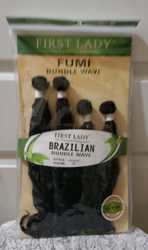 X-Tress Brazilian Hair Bundles 4 pcs synthetic hair:color # 1B Natural Black New - Picture 4 of 5