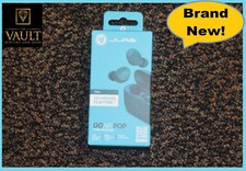 JLab Go Air Pop True Wireless Bluetooth Earbuds + Charging Case Sweat Resistance