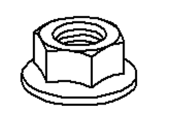 VAUXHALL NUT - GENUINE NEW - 94515132 - Picture 1 of 1
