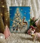 Retro Christmas, Nature’s Christmas Tree, Shabby Chic Handcrafted Plaque / Sign