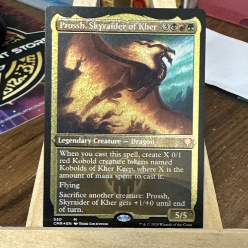 Magic The Gathering *Prossh, Skyraider of Kher lámina grabada X1* (Nuevo) Commander Legends Magic - Imagen 2 de 3