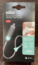 Braun Manual Nasal Aspirator BNA050US Gently Clear Stuffed Infant Noses