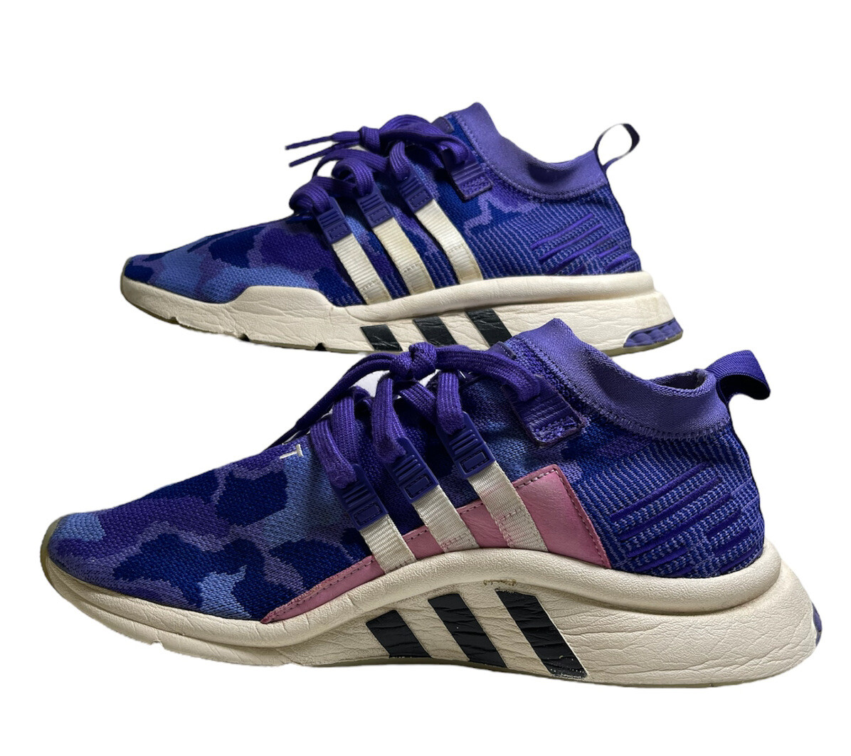 Adidas EQT Support Mid ADV Purple Camo Mens Sneakers Size 9.5