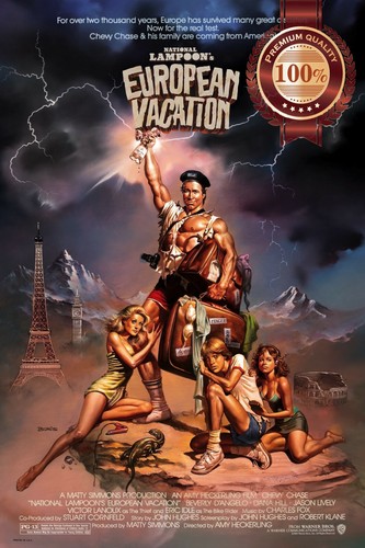 NATIONAL LAMPOONS EUROPEAN VACATION 1985 80 ORIGINAL CINEMA PRINT PREMIUM POSTER - Bild 1 von 6