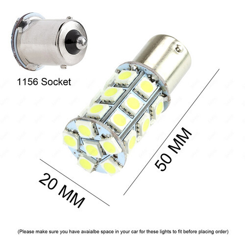 2Pack 12V White 67 89 97 631 5007 5008 R5W R10W 1156 LED Bulb Mini BA15S for Car - Bild 10 von 13