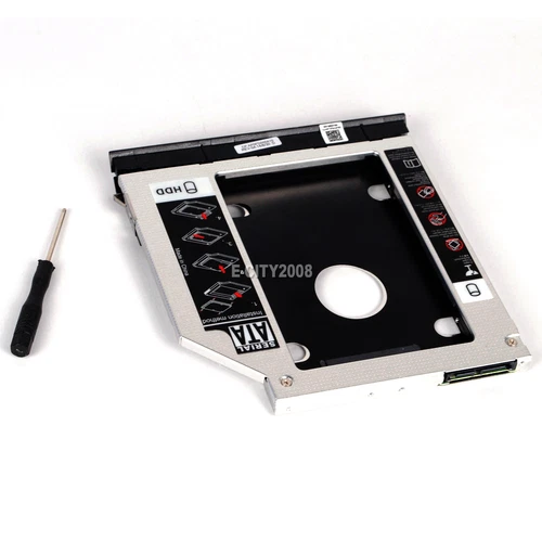 2nd HD HDD SSD Hard Drive Caddy for Dell Latitude E6420 E6520 E6320 E6430 E6530