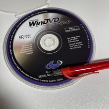 WinDVD 2000 Intervideo CD Rom PC with Serial Number