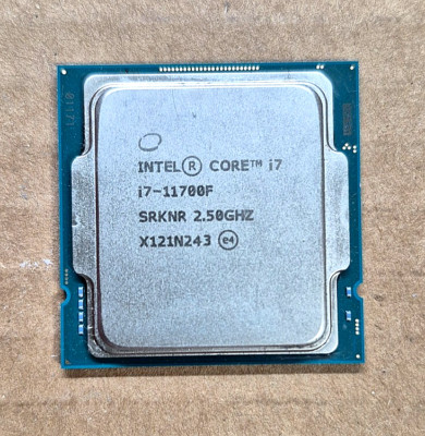 Intel Core i7-11700F Desktop Processor CPU 16MB 2.5 GHz, 8 Cores