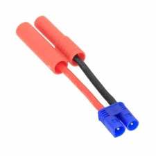 EC2 Male Plug to HXT 4mm Female Jack cable 16AWG 5CM wire For RC Battery