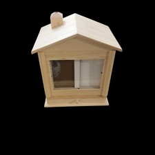 Wooden Pet With 1 Drawer, Includes Photo Frame  Clay For Foot Prints New