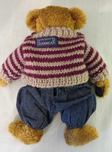 BOYDS BEAR JB Bean Series EDDIE BEANBERGER 1995-99 NOMINADO AL PREMIO TOBY con etiquetas - Imagen 4 de 9