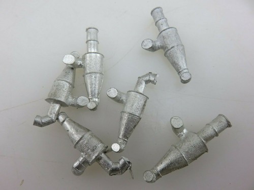 CYCLONE #3 Sm. w/Vert. 6pcs Die-Cast Metal HO Scale Item# 1066 NEW Old Stock - Picture 2 of 4