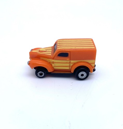 Micro Machines Insiders '41 Willys Van Orange by Galoob 1989 - No Mini Car - Picture 6 of 8