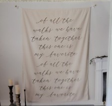 Style Me Pretty Wedding Backdrop NEW  of All The Walks We Have Taken Together..  