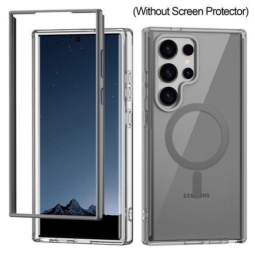 Magnetic Clear Mag Safe Case For Samsung S25 Ultra S25+ S25 S24 with Front Frame - Picture 9 of 52