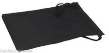 12 PCS Drawstring Eyeglass Sunglass Microfiber Soft Cloth Bag Pouch Case BLACK