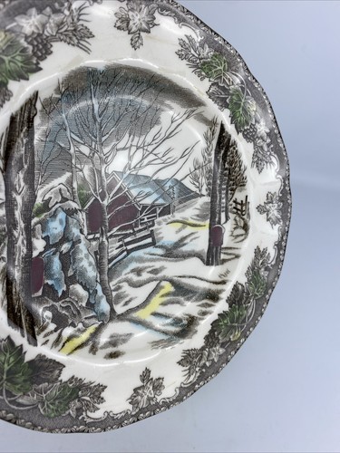 Johnson Bros Friendly Village Sugar Maples Bread Dessert Plates (set of 10) - Picture 4 of 9