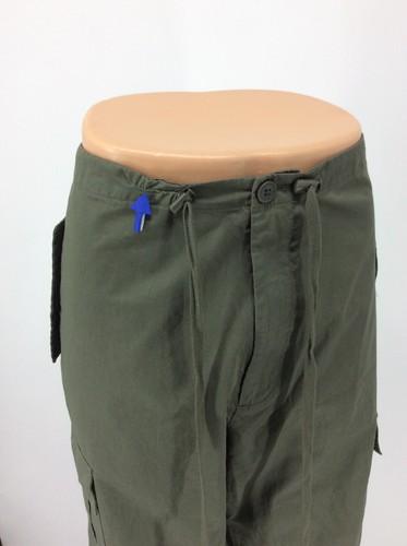 GOOD AMERICAN WOMENS PARACHUTE CARGO TROUSERS DARK GREEN RRP £130 EG - Picture 7 of 10