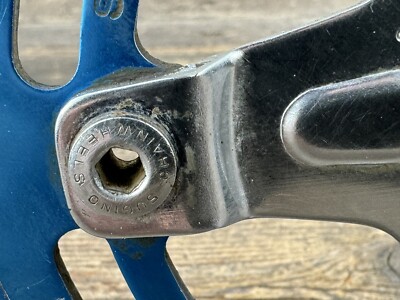 Sugino Crown 40t Chainring Spider Bolts Blue Sprocket Bmx Sugino Crown 40t Chainring Spider Bolts Blue Sprocket Bmx