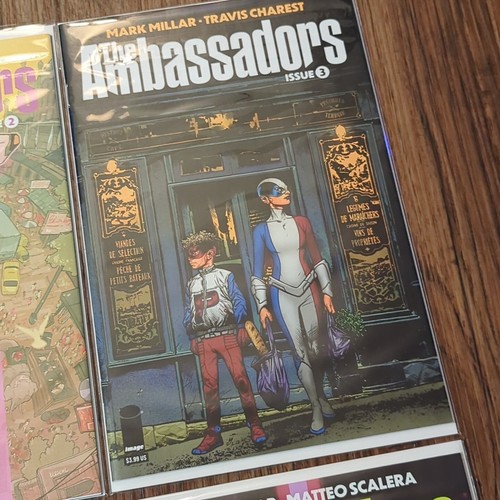 2023 Image Comics The Ambassadors #1-6 Vol 1 Comp Set A Cvrs, prima e seconda stampa - Foto 6 di 13
