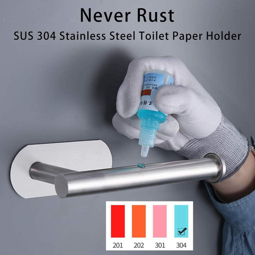 3M Toilet Paper Holder No Drilling for Bathroom and Washroom, SUS304 Stainless S - Picture 3 of 7