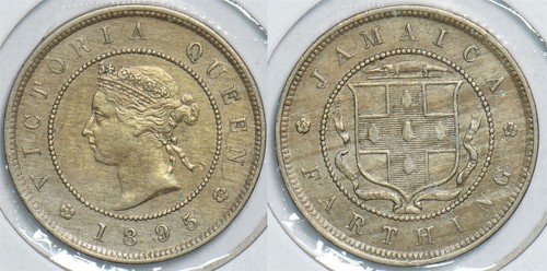 Jamaica 1895 Farthing 299039 combine shipping - Picture 1 of 3