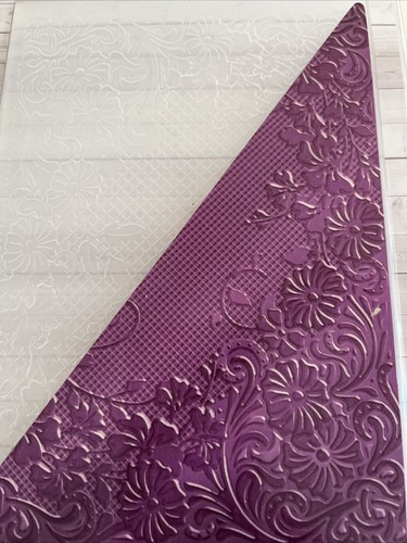 Gemini Crafter's Companion Flourishing Frame papercraft 3D embossing folder NEW - Picture 2 of 4